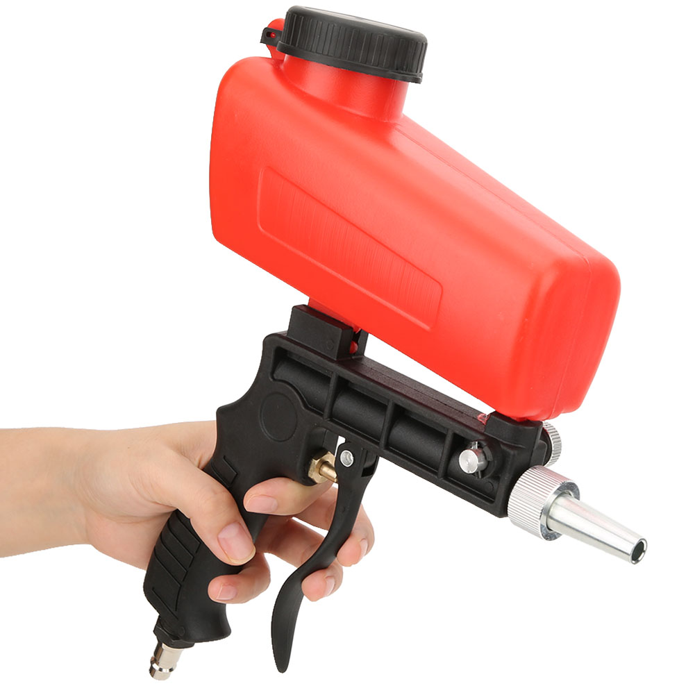 Mini-handstrahlpistole Mit Schwerkraft- Und Druckluftbetrieb Und 1/4-zoll-lufteinlass