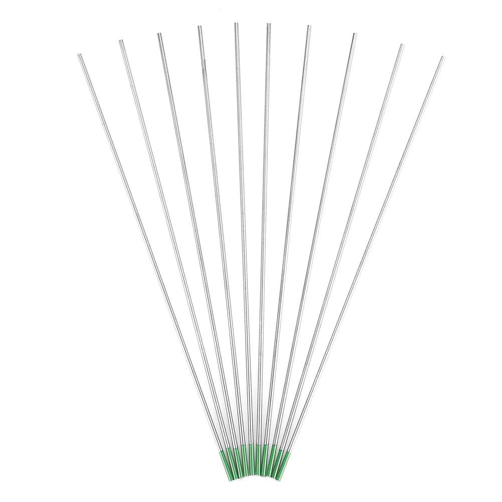10 Stück Reine Wolframelektroden Wp Grüne Spitze Für Ac-wig-schweißen 1,6 X 150 Mm