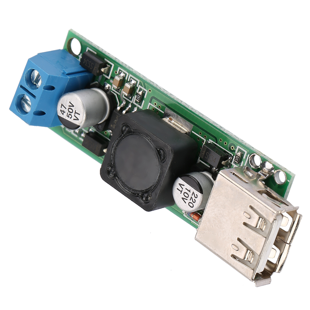 Dc-dc-abwärtswandler-modul (12 V/24 V, 6 V–32 V Auf 5 V) Mit Qc 3.0-usb-schnellladung
