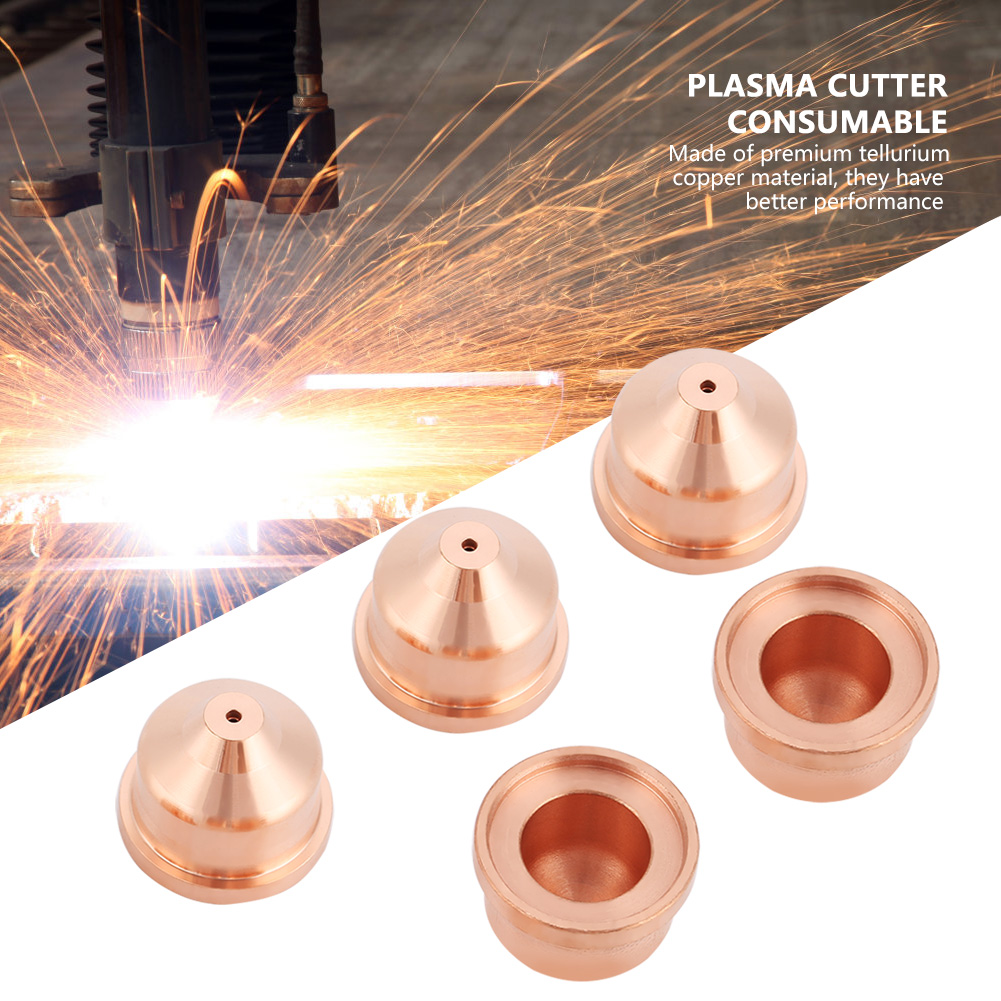 5 Stück Plasma-schneiddüsen Brennerspitzen Verbrauchsmaterialien 420169 Für Max125 Schneidemaschine