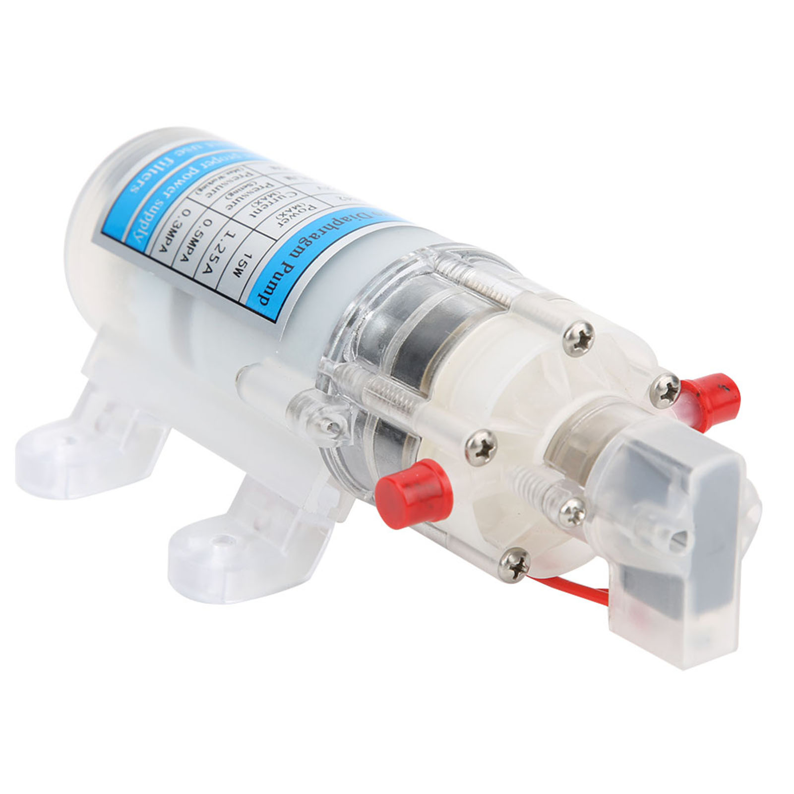 12v 15w Geräuscharme, Lebensmittelechte Wasserpumpe, Selbstansaugend, Gleichstrom-mikromembranpumpe