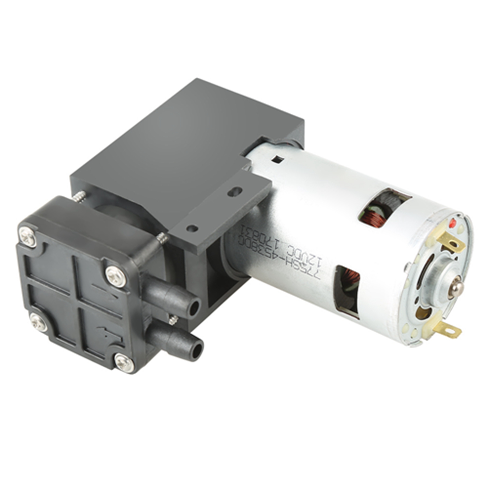 1 Stück Dc12v 42w Mini-ölfreie Vakuumpumpe – 85 Kpa Fördermenge 40 L/min