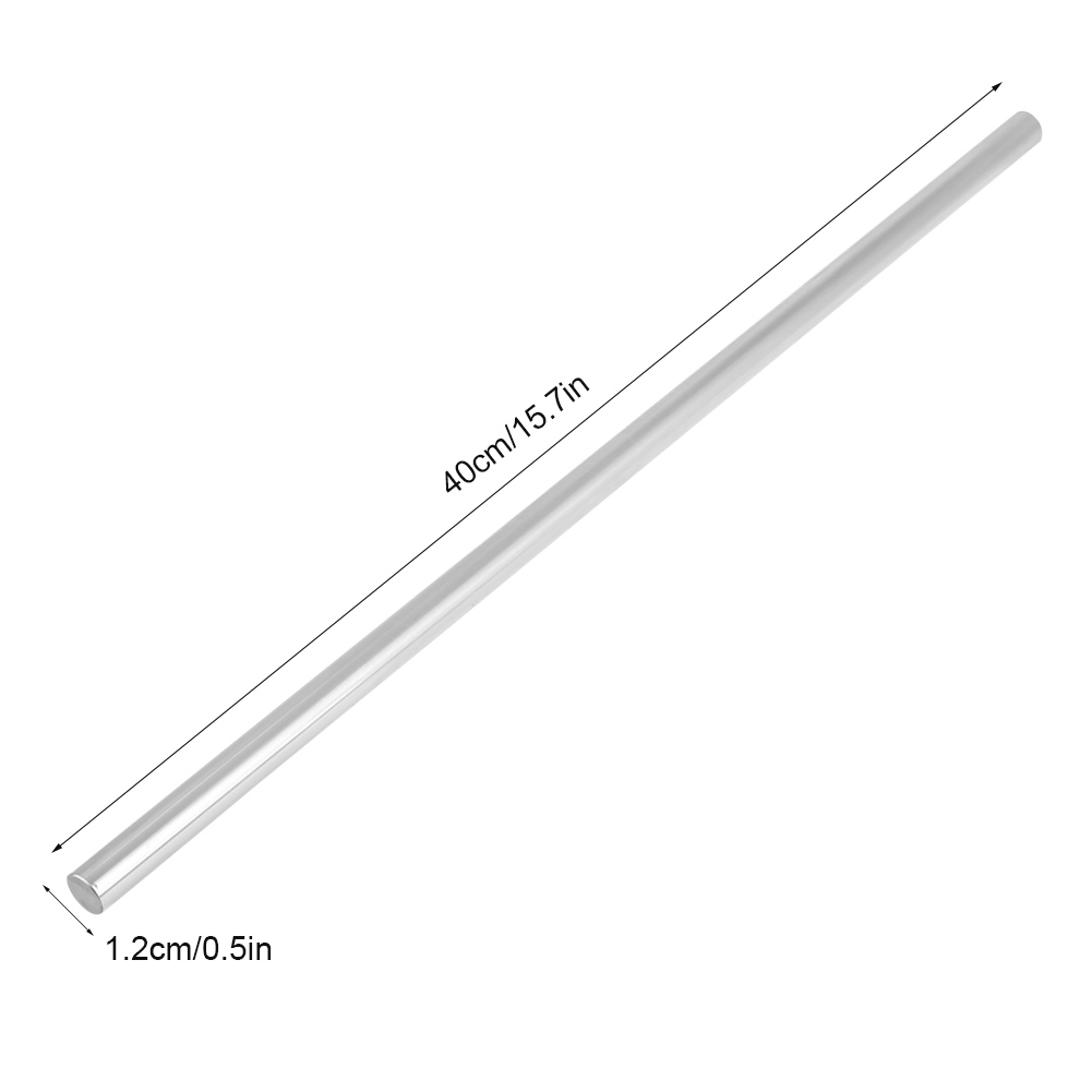 1 Stück Lagerstahl-zylinderschiene, Lineare Welle, Gerader Rundstab, 12 Mm Durchmesser (400 Mm)
