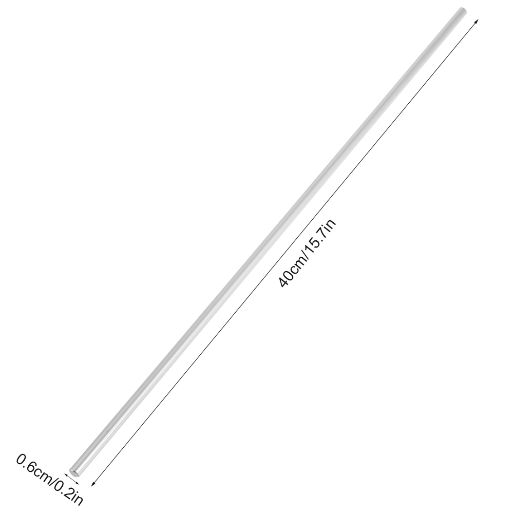 1 Stück Lagerstahl-zylinderschiene, Lineare Welle, Gerader Rundstab, 6 Mm Durchmesser (400 Mm)