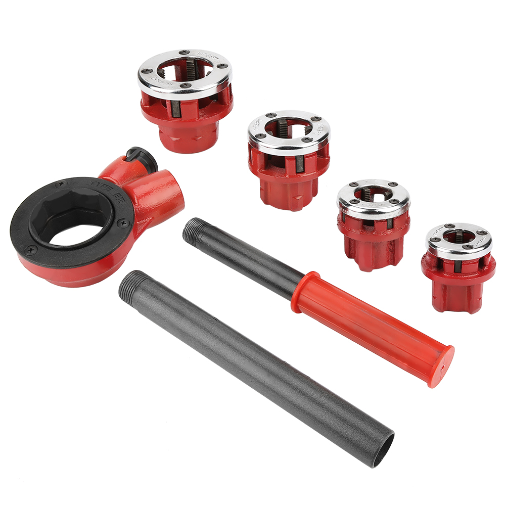 Gewindeschneidwerkzeug-set Für Sanitärrohre 1/2" 3/4" 1" 1‑1/4" (02)