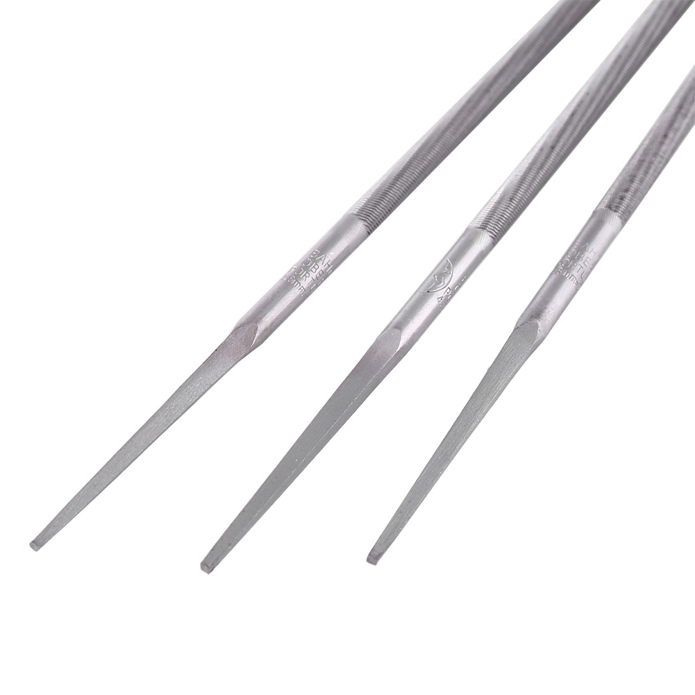 3-teiliges Set Rundstahl-schärffeilen Für Kettensägenketten (4 Mm)