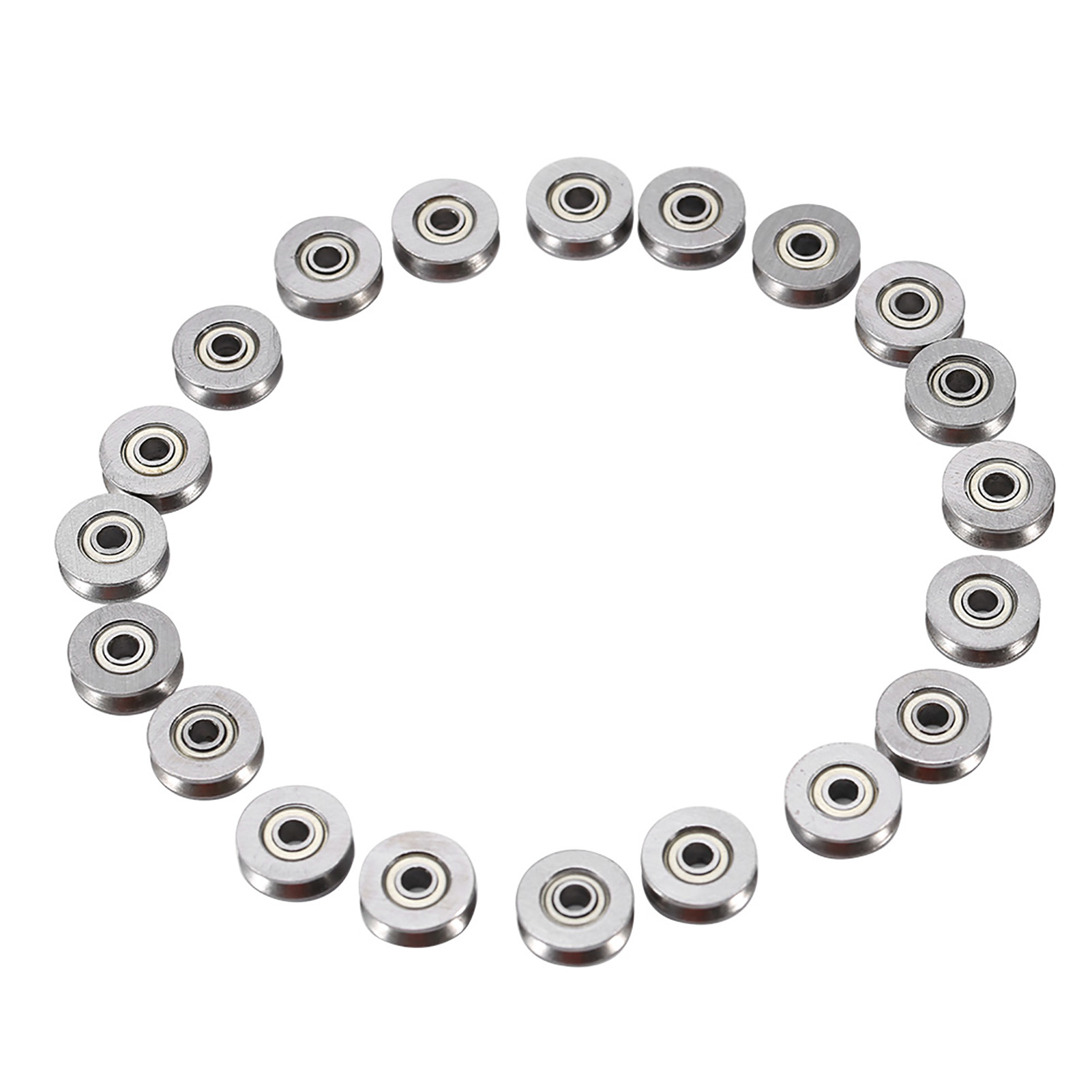 20 Stück V623zz V-nut-kugellagerrollen Für Schienen-linearantriebssysteme 3x12x4mm