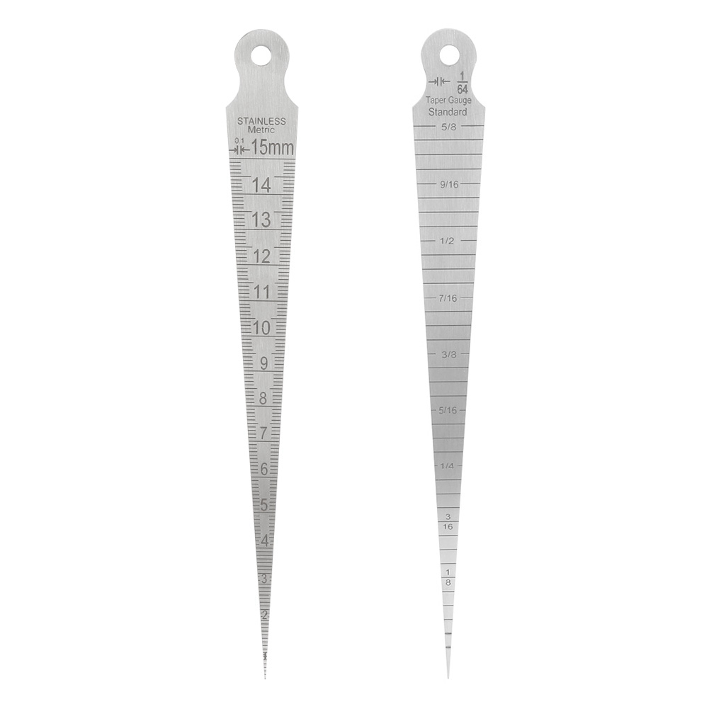 1 Stück Edelstahl-keilschweißkegel-fühlerlehre, Lineal, Lochprüfwerkzeug 0-15 Mm