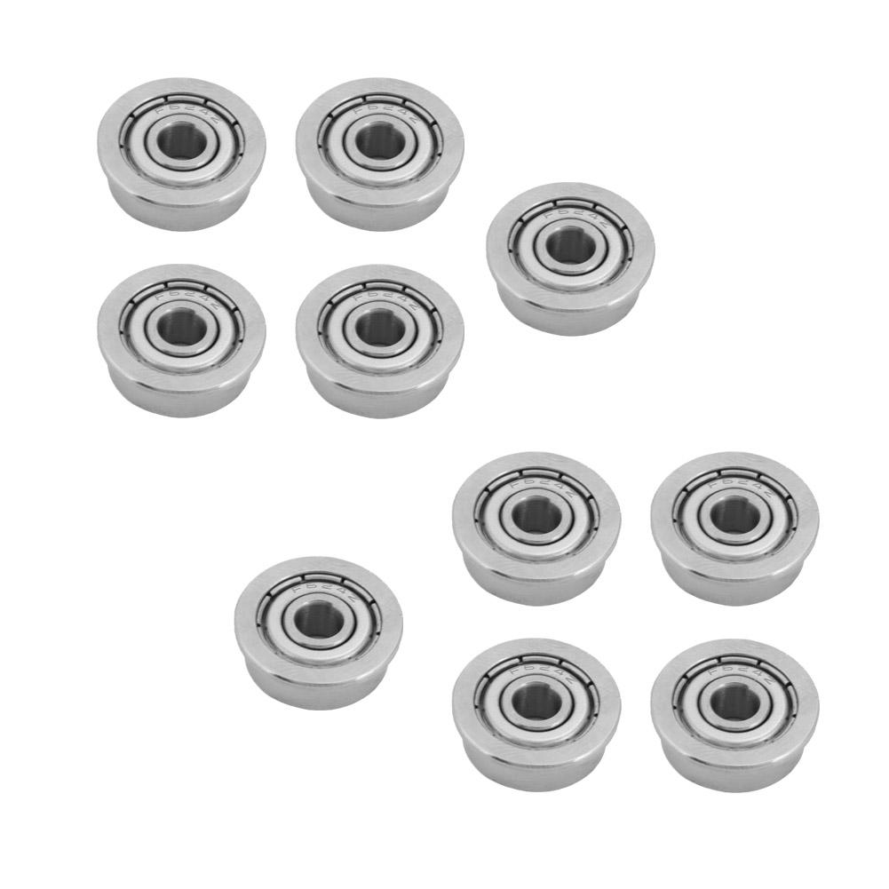 10 Stück F624zz Doppelt Abgedichtete Miniatur-flanschkugellager 4x13x5mm