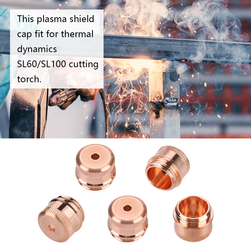 5 Stück 70-100a Plasmaschutzkappe Für Thermal Dynamics Sl60-sl100 Schneidbrenner 9-8239