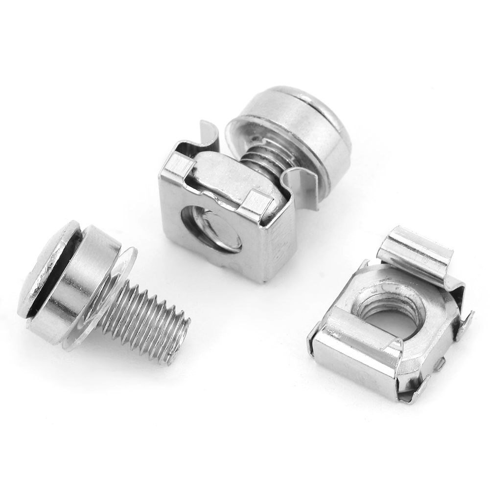 20-teiliges Set Netzwerkschrank-rackschrauben & Käfigmuttern Sortimentsset (m516)