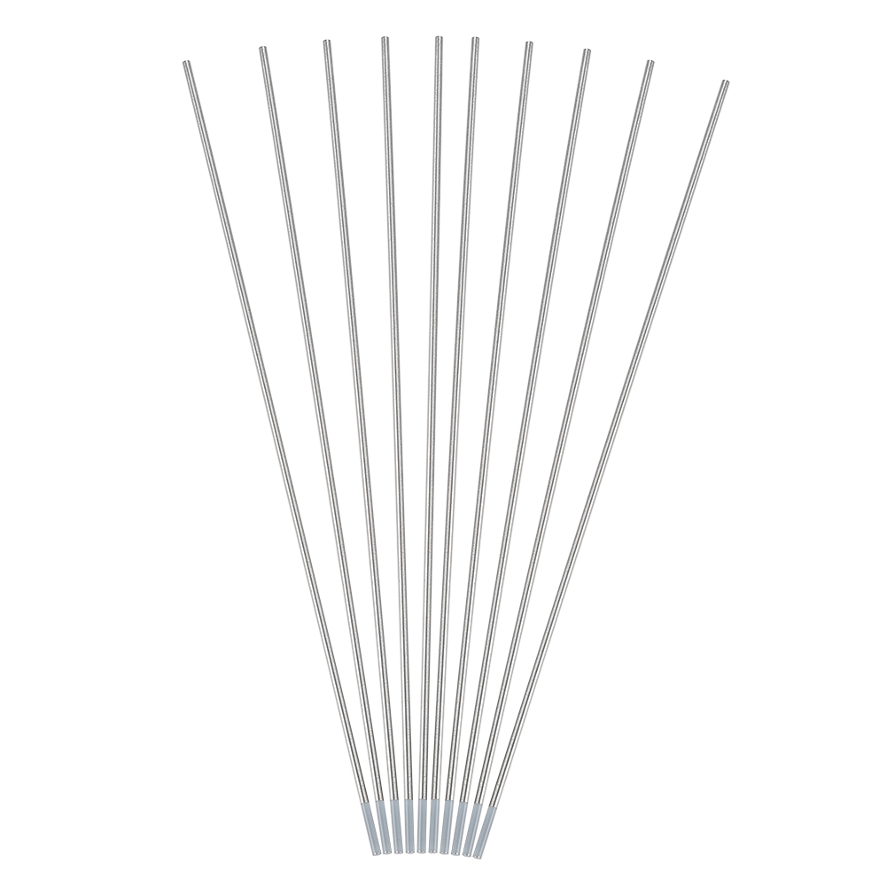 10 Stück Wc20 Cer-wolfram-wig-elektroden Zum Schweißen Von Edelstahl Und Kohlenstoffstahl (2,4 Mm 175 Mm)