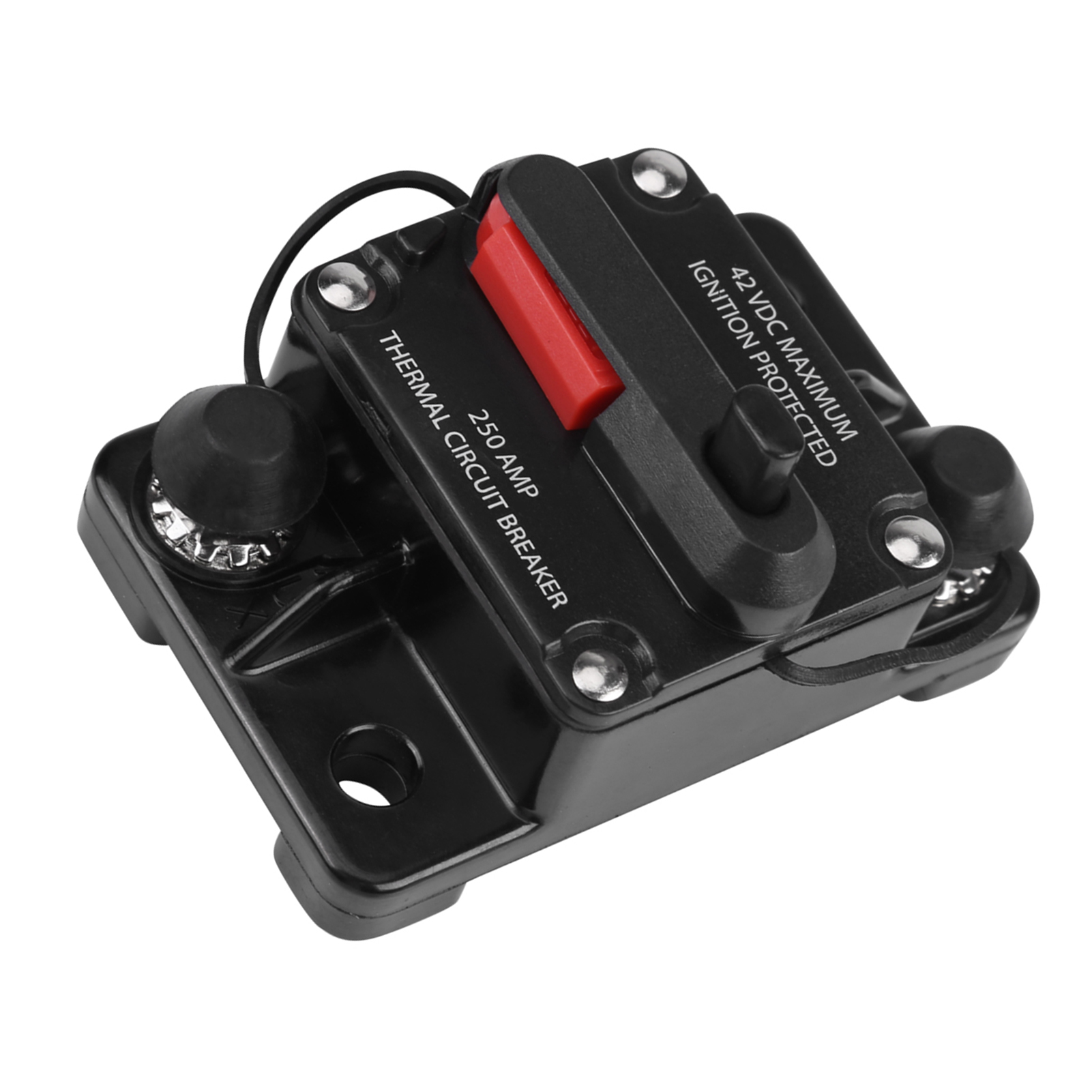 Dc12v-42v Autoradio-audio-inline-schutzschalter Mit Manueller Rückstellung (250a)