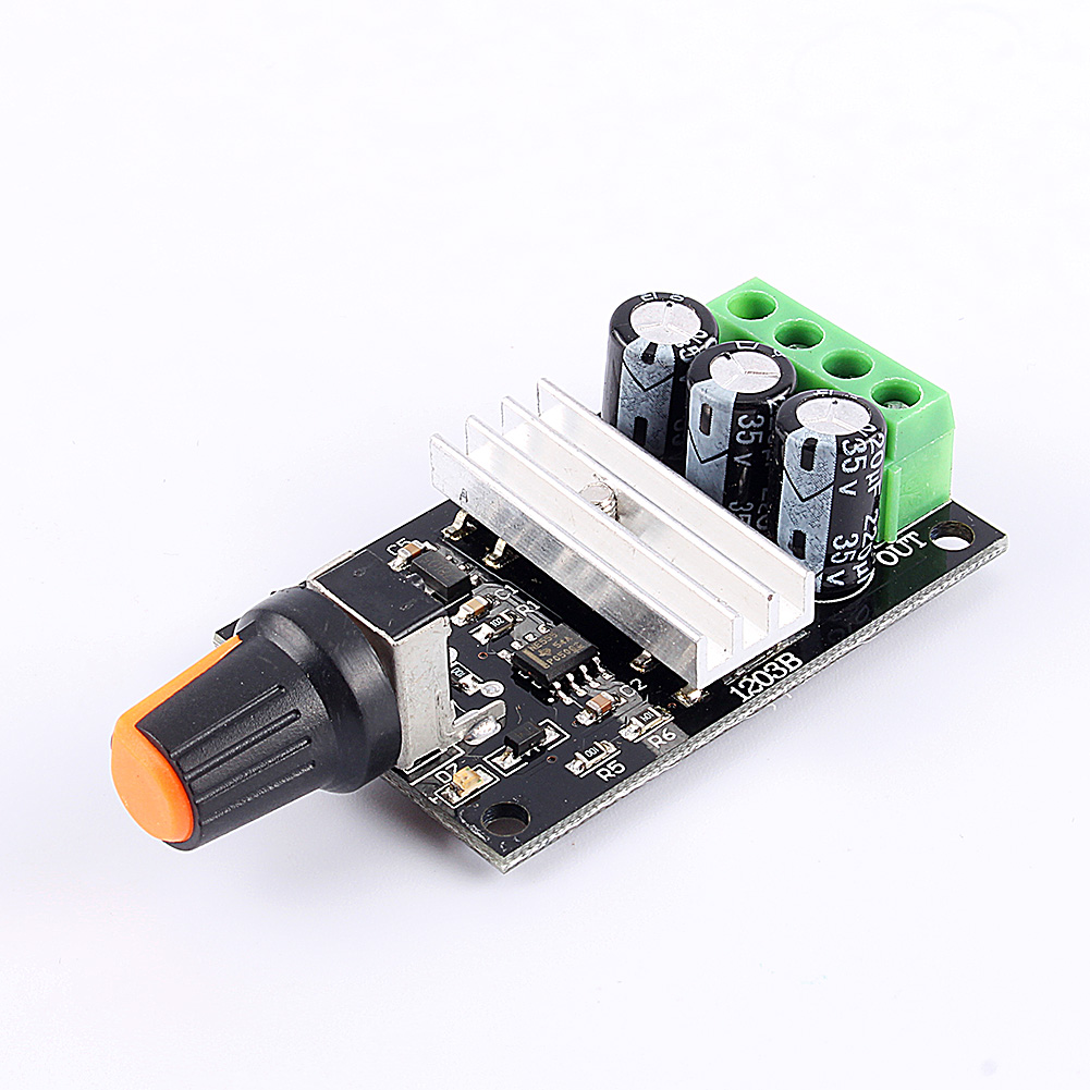 Dc6-28v 3a Drehzahlregler Mit Variabler Motorgeschwindigkeit (pwm) – Schalter + Drehknopf