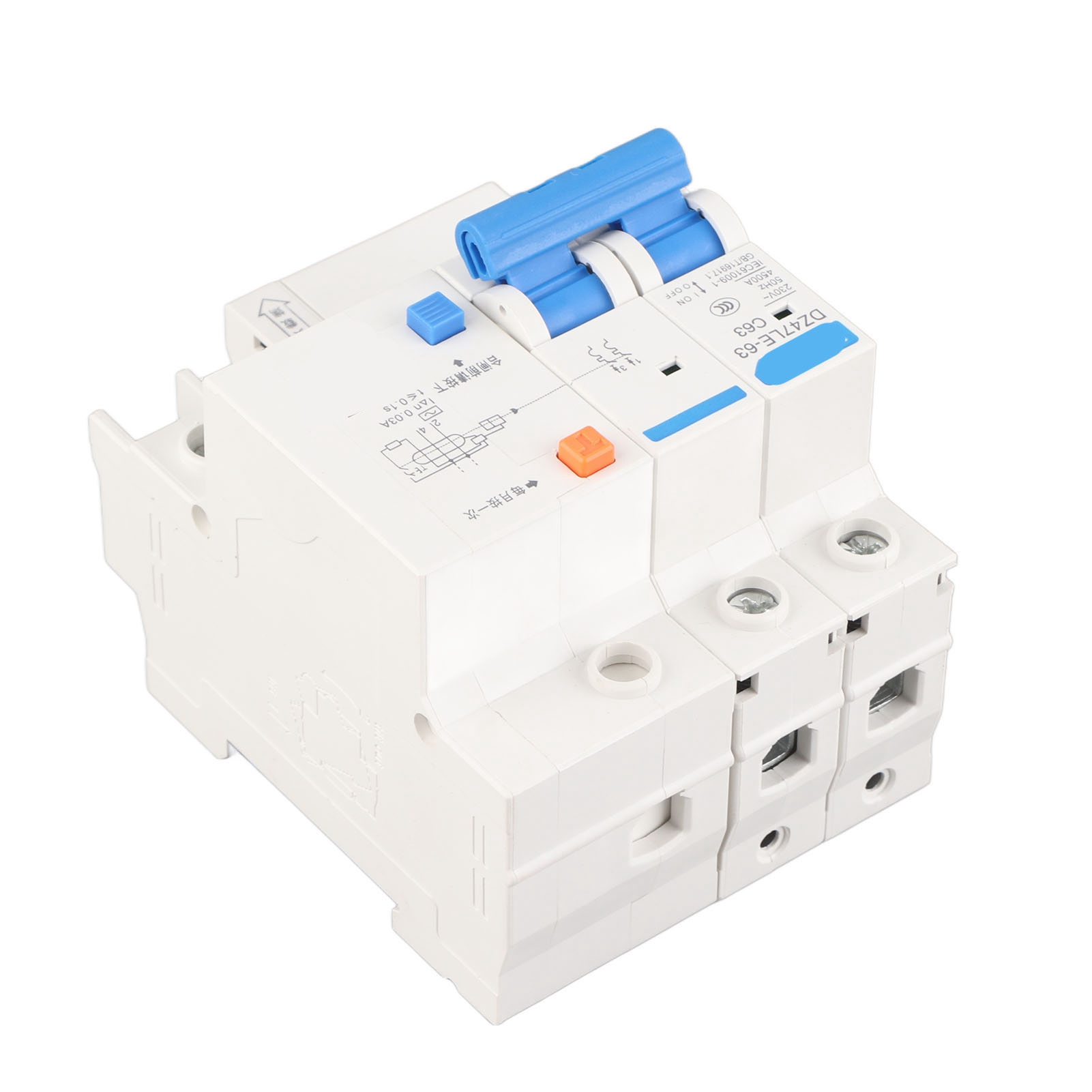 Dz47le‑63 2p N C63 Fehlerstromschutzschalter 230v 63a 30ma