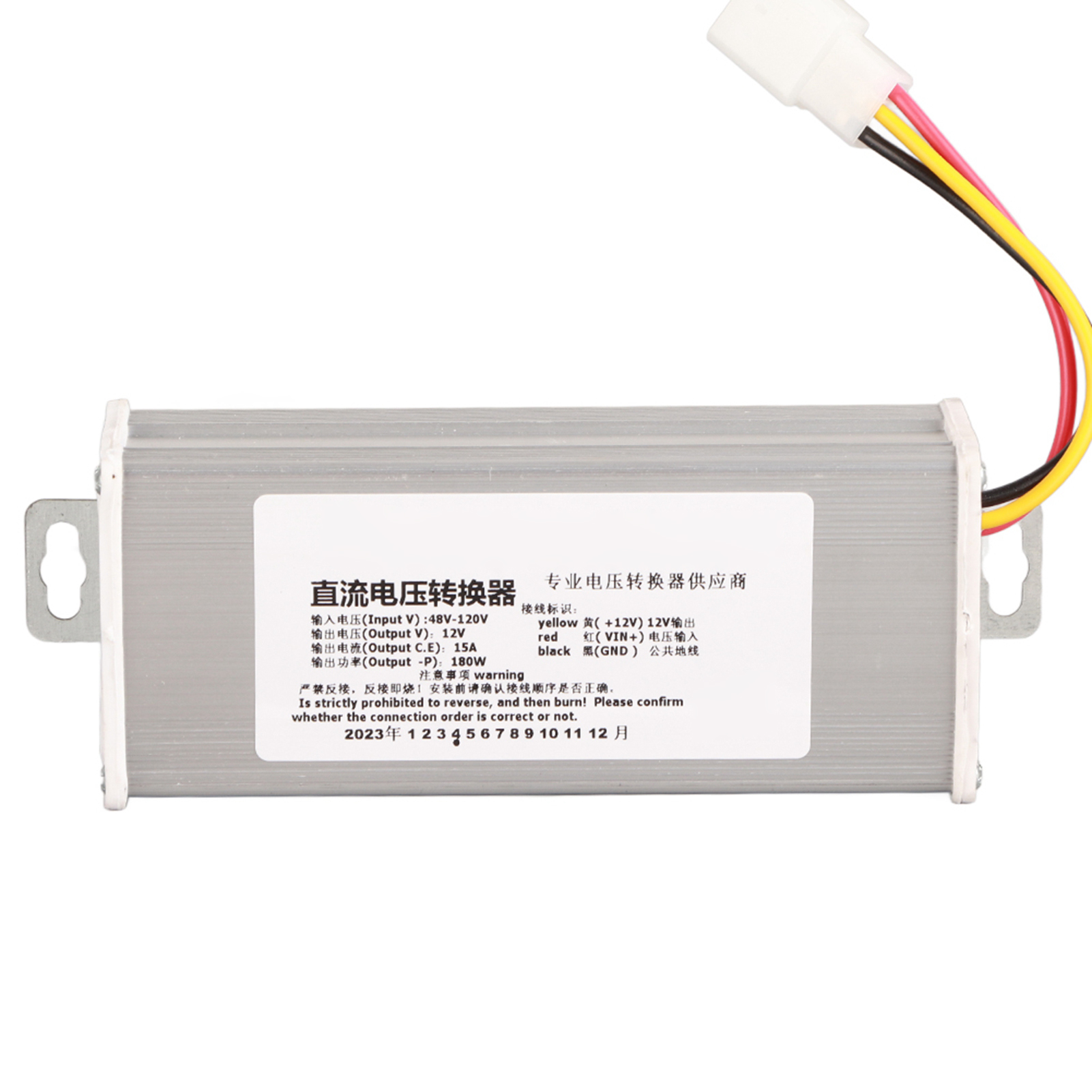 Konverteradapter Für 48–120 V Gleichstrom Auf 12 V/15 A/180 W Für Elektroroller