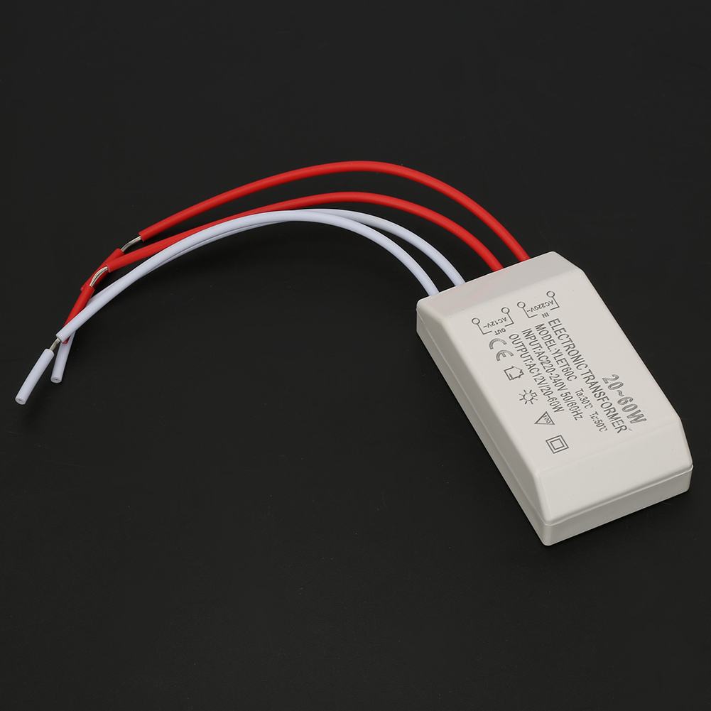 Elektronischer Spannungswandler 220 V Auf 12 V Wechselstrom, 20–60 W, Intelligentes Netzteil, Treiber