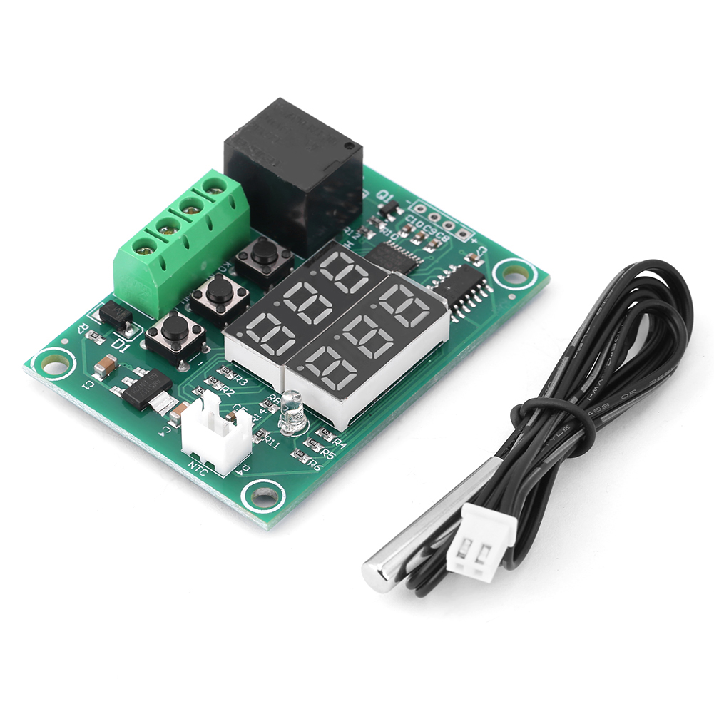 Digitaler 12-v-dc-temperaturregler Mit Dual-led-anzeige, Sensor-relais-modul, Thermostatschalter