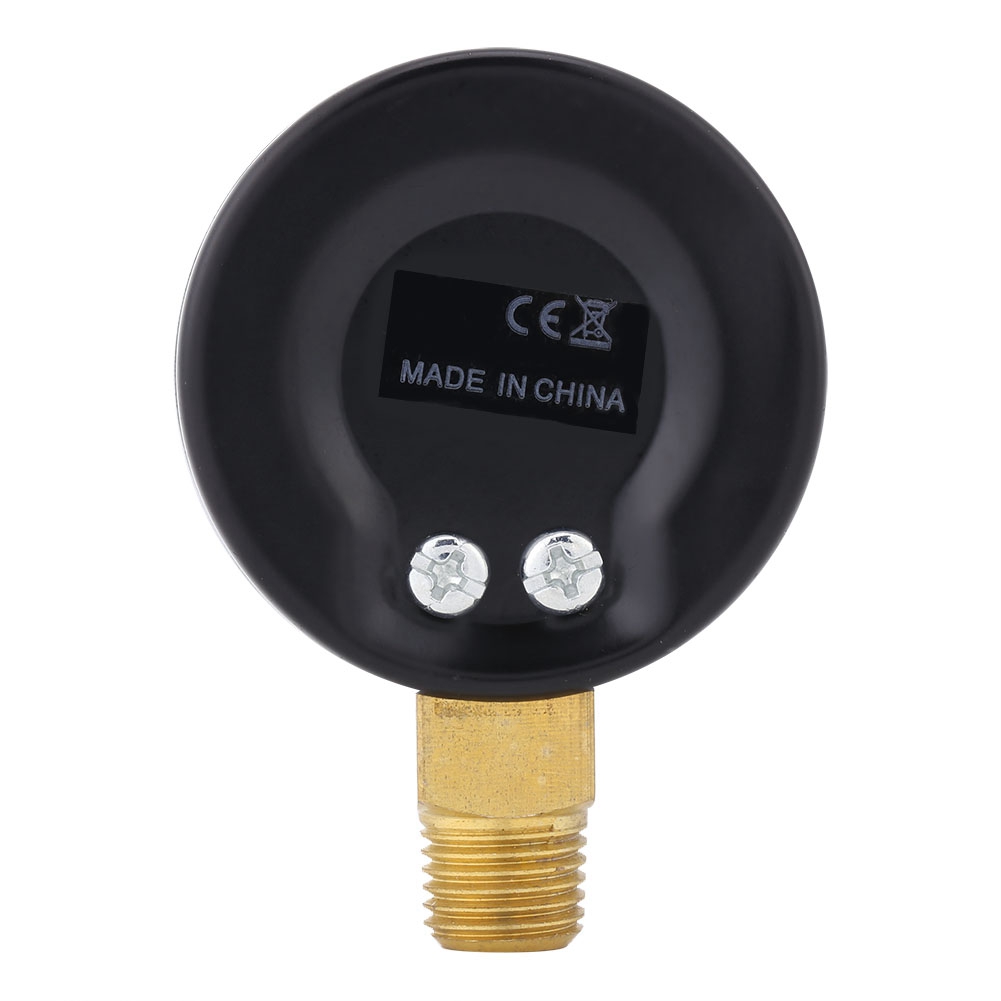 1 Stück Mini-präzisionsmanometer Für Kraftstoff, Luft, Öl, Flüssigkeiten Und Wasser, 0–200 Psi, 1/4"-npt-gewindeanschluss