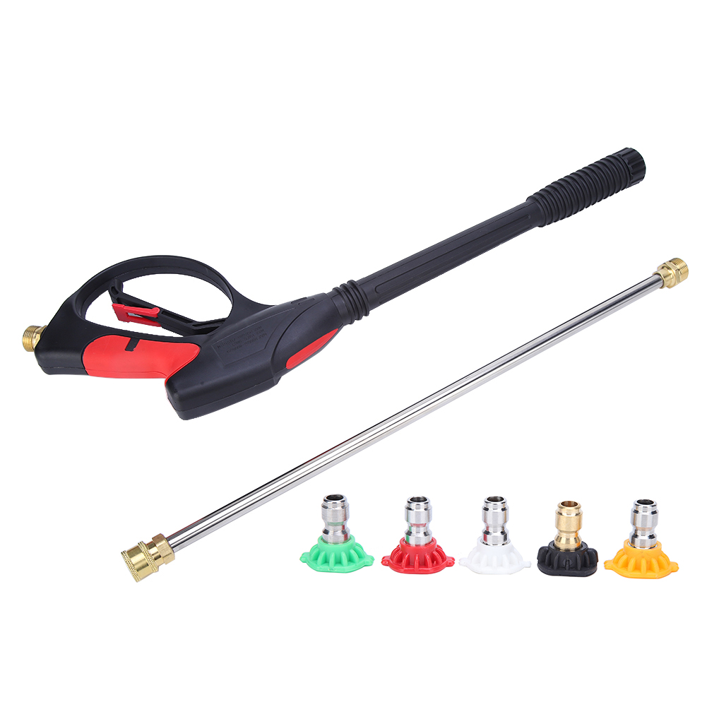Hochdruckreiniger 1/2" Bsp Unterlegscheibe Spritzpistole Staubwaschgerät Mit 5 Düsen Maximal 4000 Psi