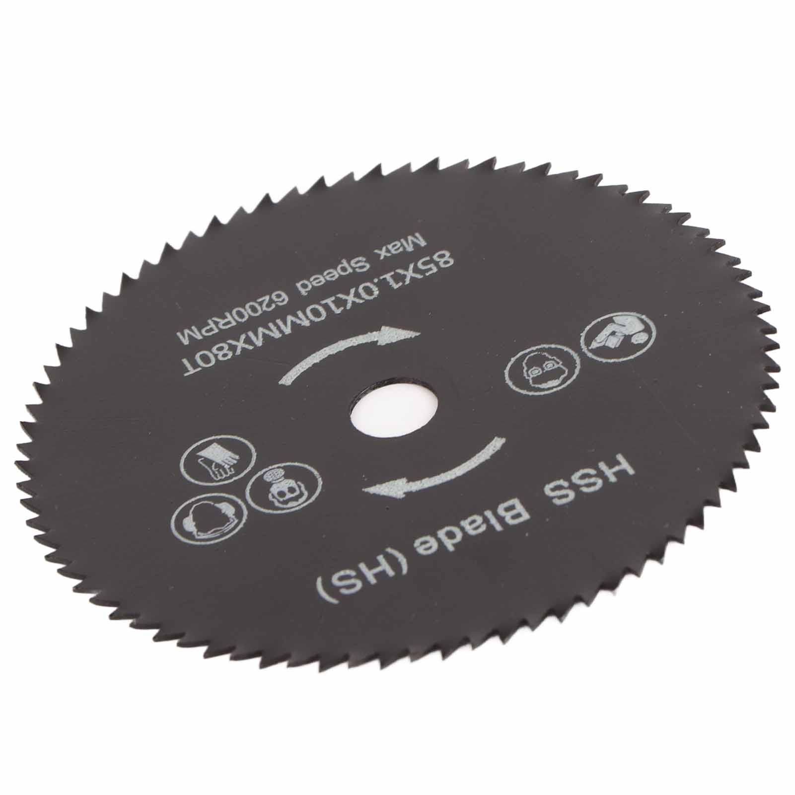 85 Mm Edelstahl-kreissägeblatt Mit 80 Zähnen, Bohrungsdurchmesser 10 Mm