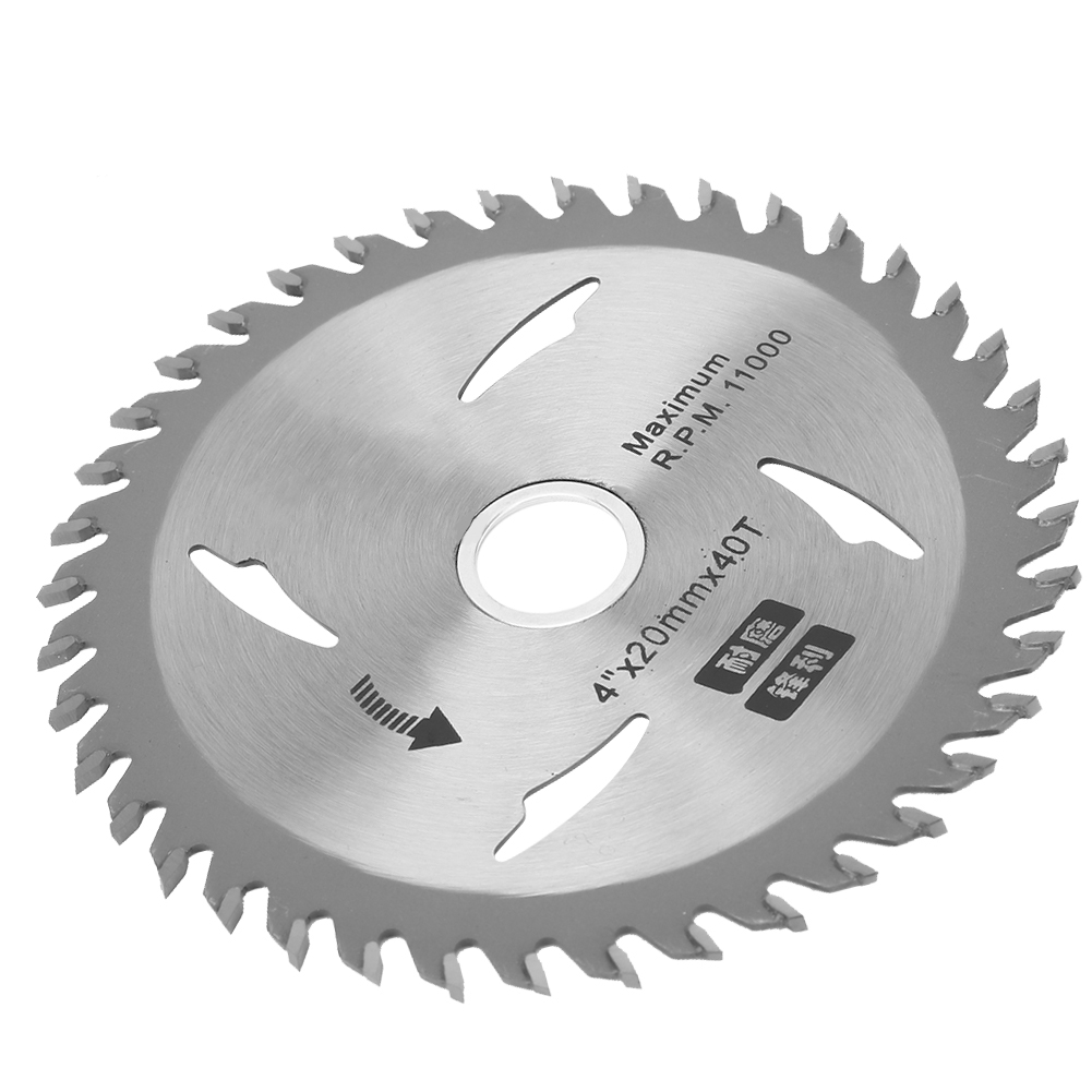 4 Zoll X 20 Mm X 40 Zähne Hartmetall-kreissägeblatt Für Holzbearbeitung, Trennscheibe (4 Zoll X 20 Mm X 40 Zähne)