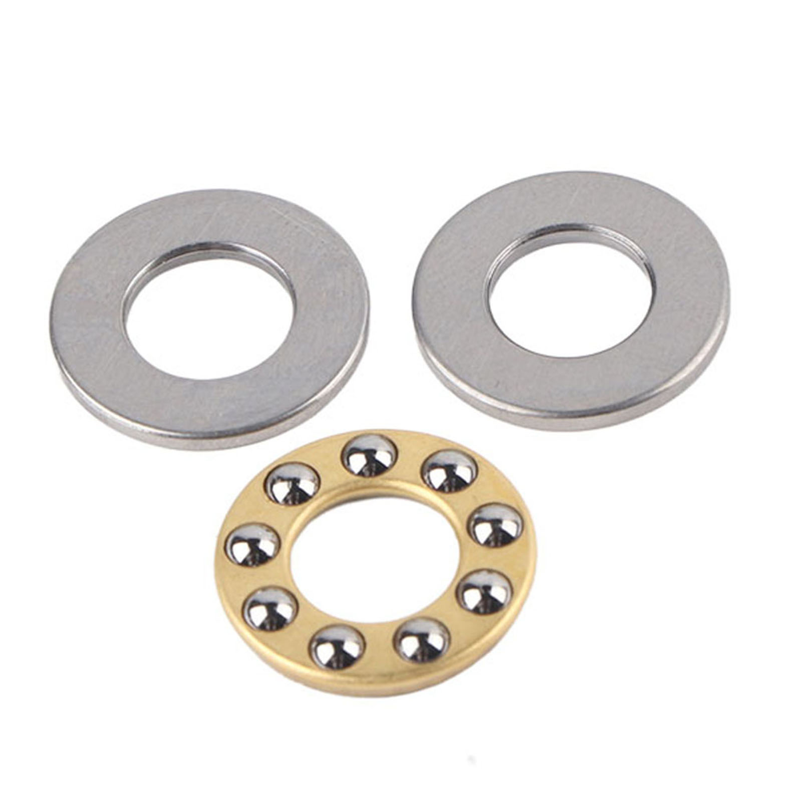 10 Stück Miniatur-hochpräzisions-axialkugellager-set Aus Flachstahl (f8-16m 8x16x5mm)