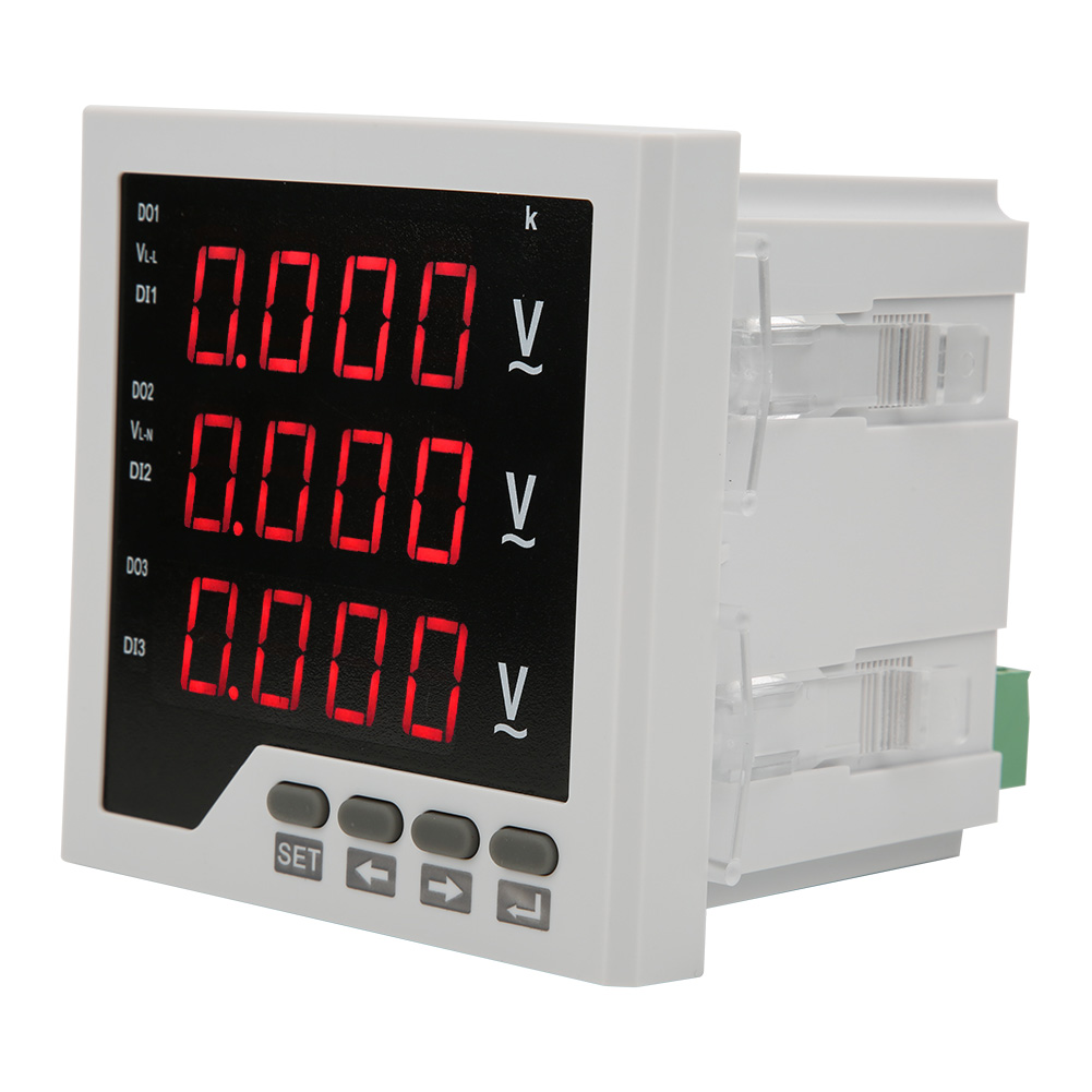 Dtm-av96 Dreiphasen-spannungsmesser Mit Programmierbarer Led-digitalanzeige, Ac 450 V