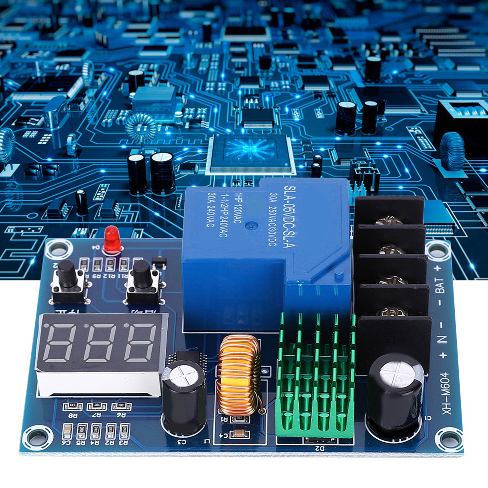 Xh M604 Batterieladekontrollmodul Dc 6-60v Schutzplatine Für Automatische Ladeabschaltung