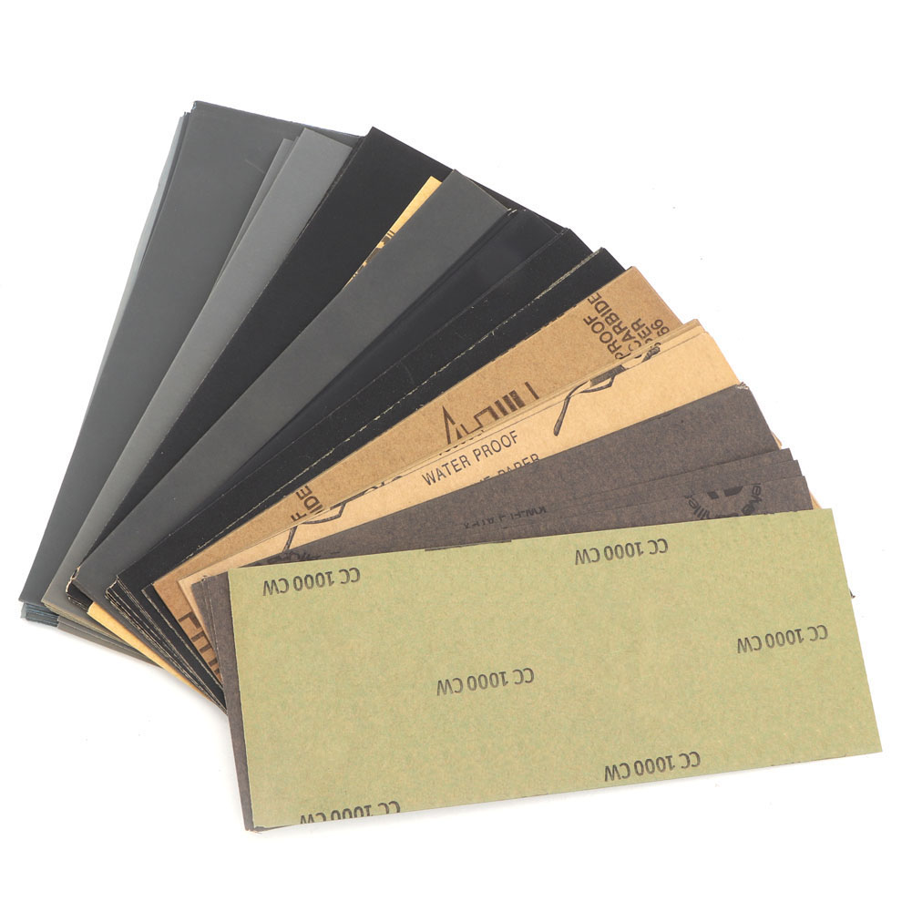 Nass-/trockenschleifpapier-set, Schleifpapier-set, Schleifblätter, Polierwerkzeug, 93 X 230 Mm (90 Stück)