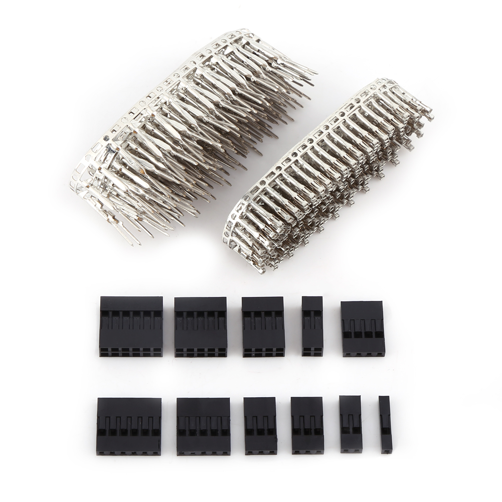 620-teiliges Jumperkabel-stiftleisten-gehäuseset Mit Stecker/buchse, Crimp-pins Und Klemmen