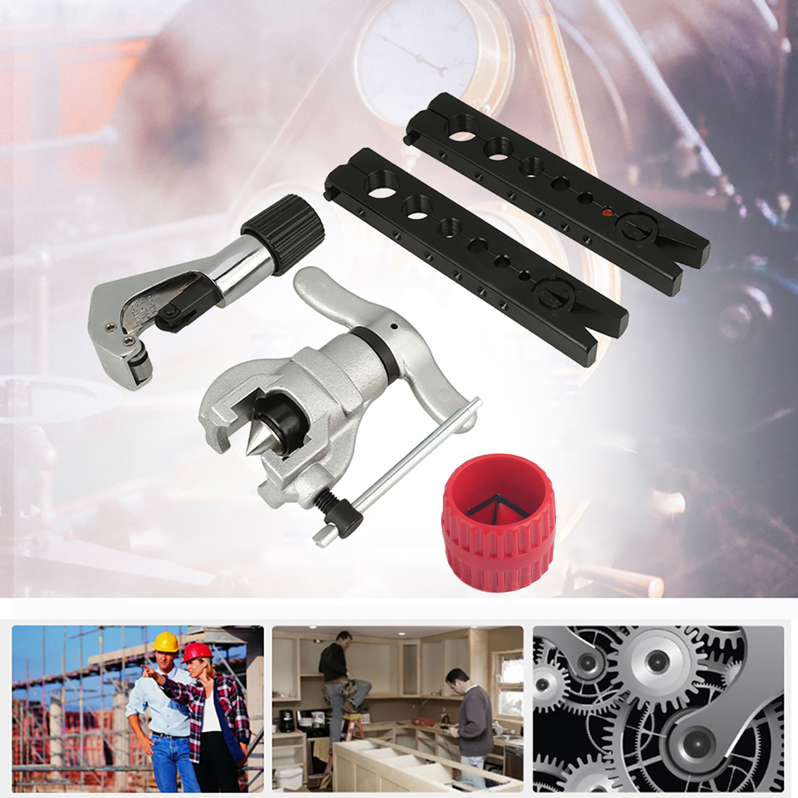Exzentrisches Bördelwerkzeug-set Für Kupfer- Und Aluminiumrohre, Sortiment Für Die Reparatur Von Rohrbördelungen