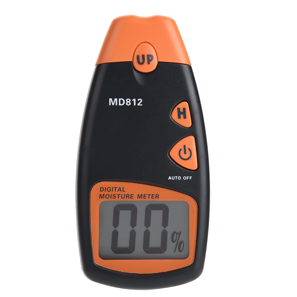 Md812 Digitales Lcd-holzfeuchtemessgerät Mit 2/4-pin-anschluss, Hygrometer Und Feuchtigkeitsdetektor