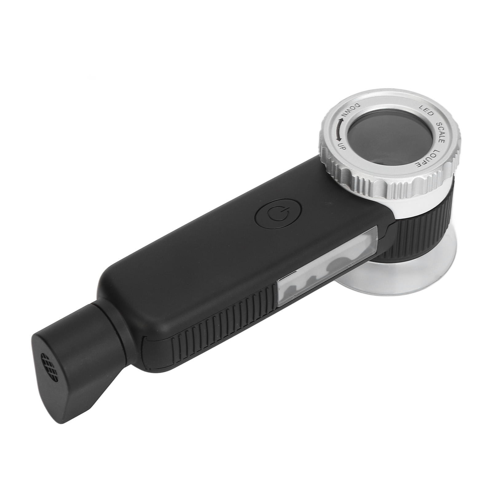 30-fache Vergrößerung, Weiße, Violette Und Gelbe 3-farben-beleuchtung, Usb-aufladbares Vergrößerungsglas Mit Multifunktionsklinge
