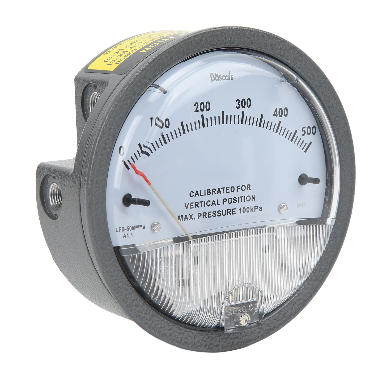 Differenzdruckmessgerät Mit Skala, Hoher Genauigkeit, 1/8 Zoll Npt, Aluminium, Für Elektronik