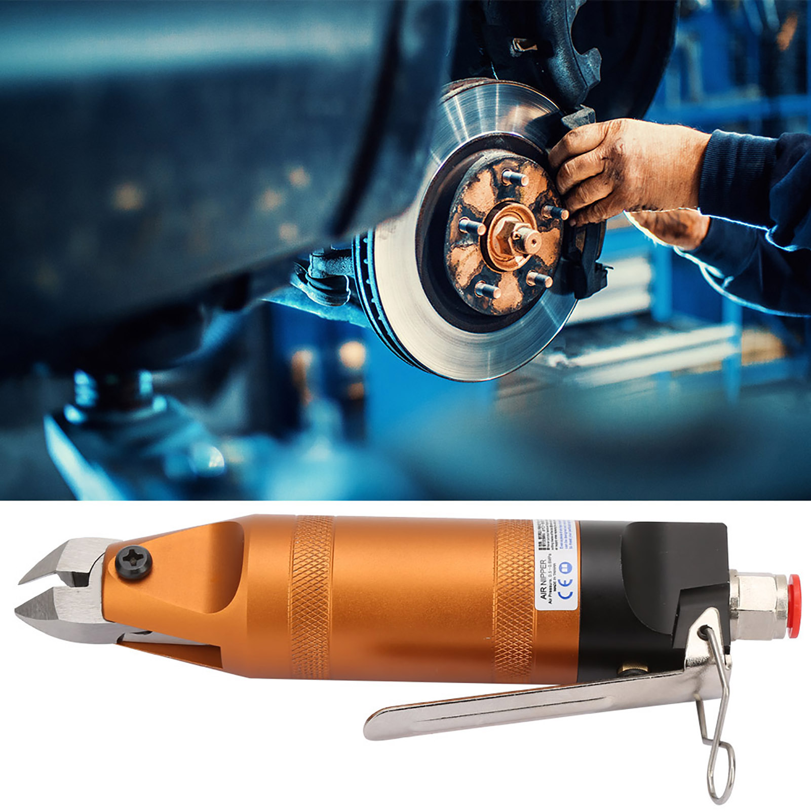 Hs10 Industrielle Pneumatische Druckluftschere 2,6‐4,0 Mm Kunststoff-druckluftschneidwerkzeug (hs10‐fd3)
