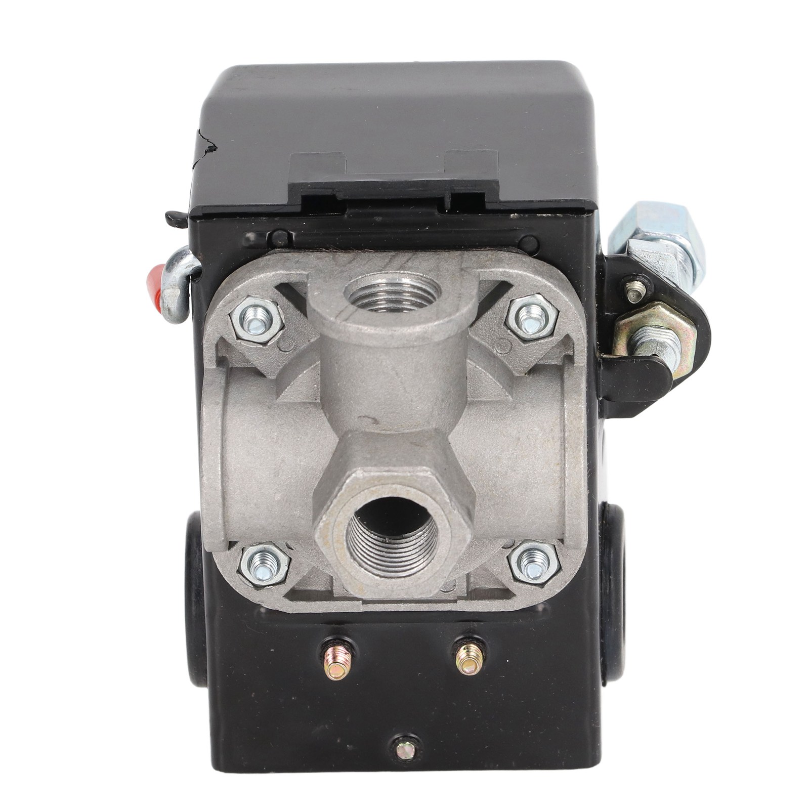 Druckschalter Für Luftkompressoren, 4-port-druckregler Mit Ein-/ausschalter, Metallhebel Und Entlastungsventil