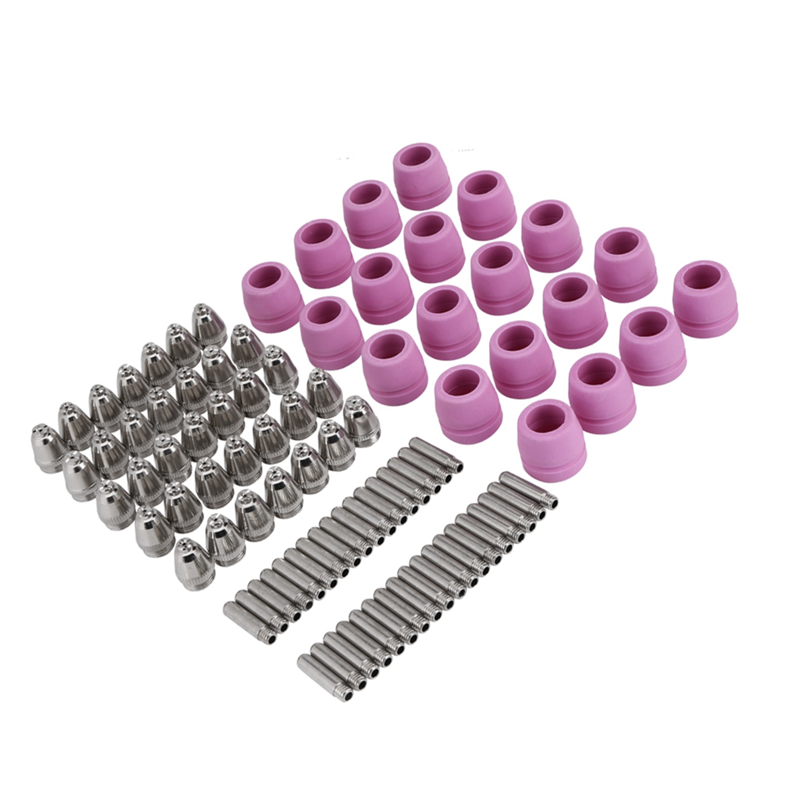 90-teiliges Set Plasma-schneidbrenner-verschleißteile, Elektroden, Düsen, Becher