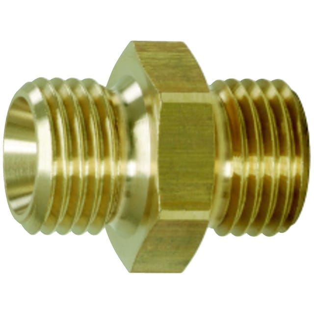 Messing-Doppelnippel, G1/2"AG