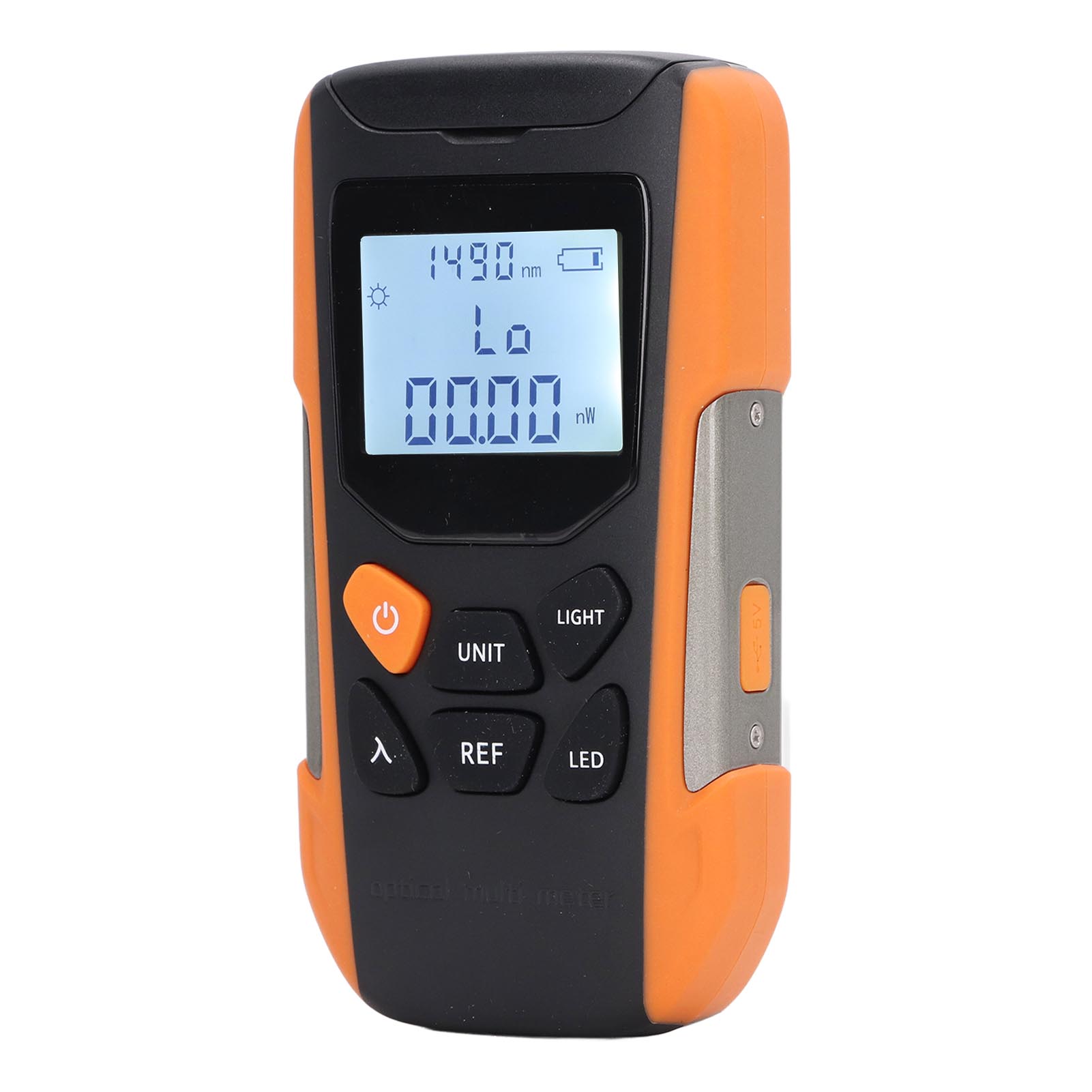 Optisches Faser-leistungsmessgerät Mit Hoher Genauigkeit -70 Bis +10 V, Mini-akku-fasertester Mit Wiederaufladbarem Lithium-ionen-akku, 5 V Dc