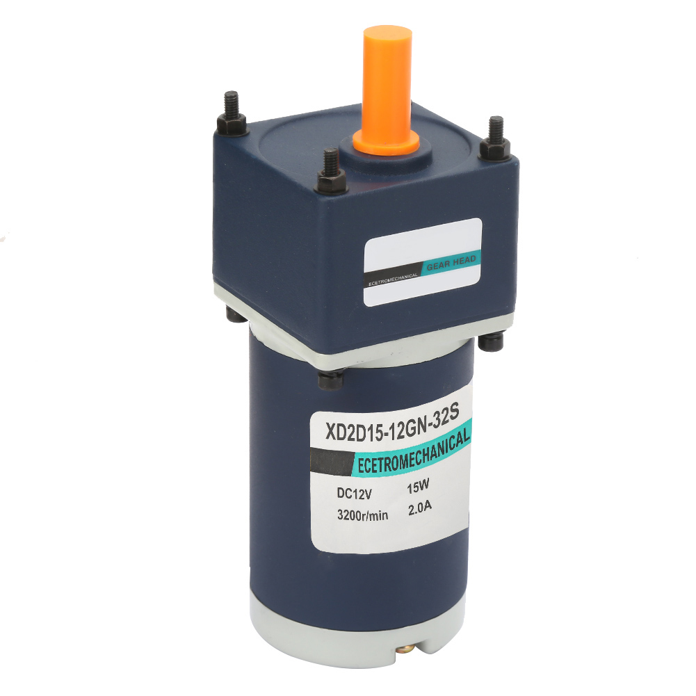 Gleichstrom 12v 15w Permanentmagnet-getriebemotor 8mm Welle Drehzahl Einstellbar Cw/ccw (65 U/min)