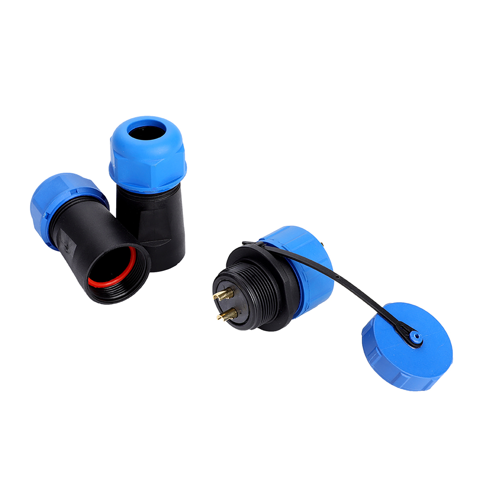 Sp21 Ip68 2-poliger Wasserdichter Kunststoff-luftfahrtstecker-kabelverbinder (2-polig)