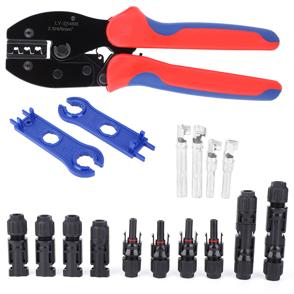 Photovoltaik-crimpzangen-set, Tragbares Crimpwerkzeug Für 2,5-4-6 Mm²