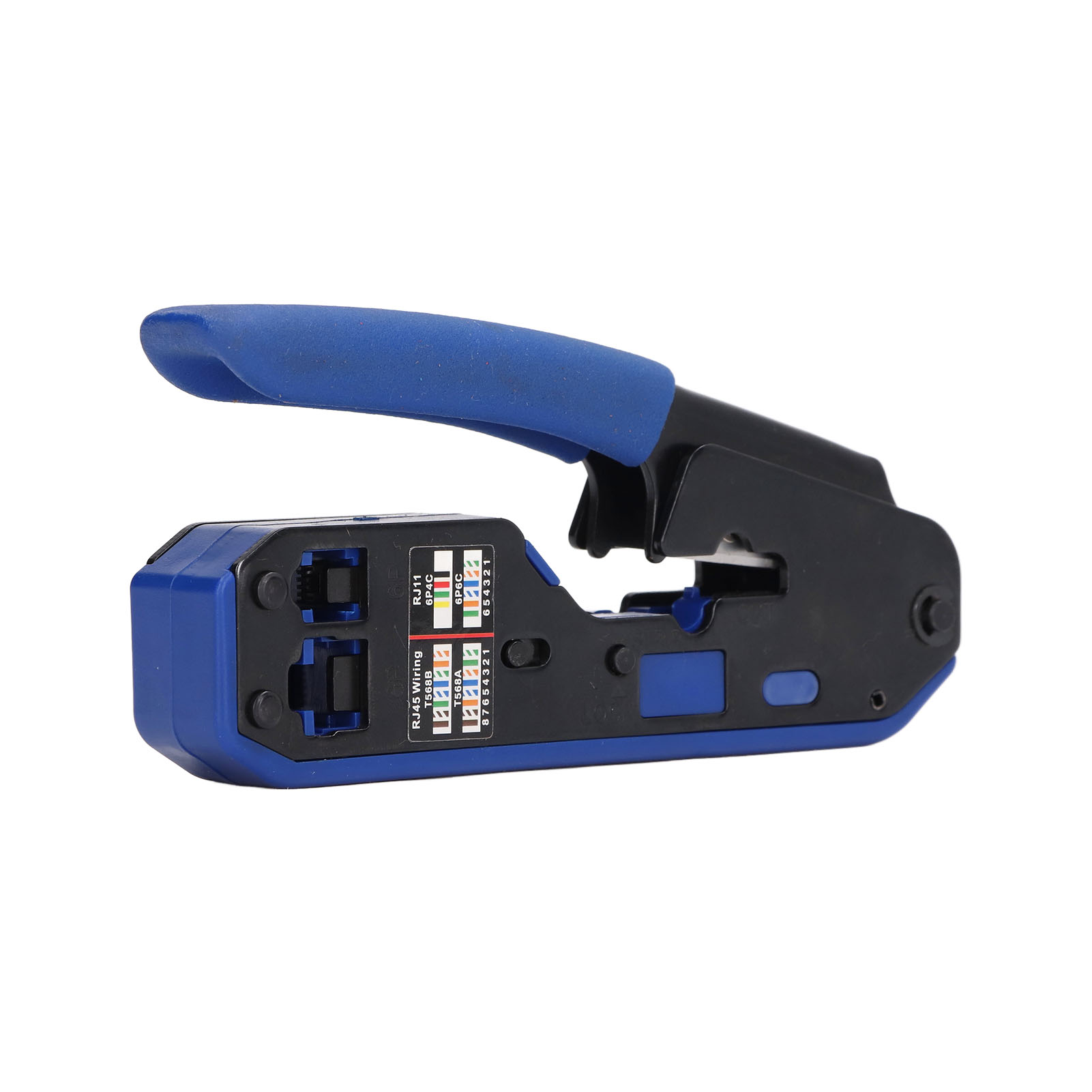 Rj45-crimpwerkzeug, Ethernet-netzwerkkabel-crimpzange, Abisolierzange Und Abschneider Für Cat5 Und Cat6