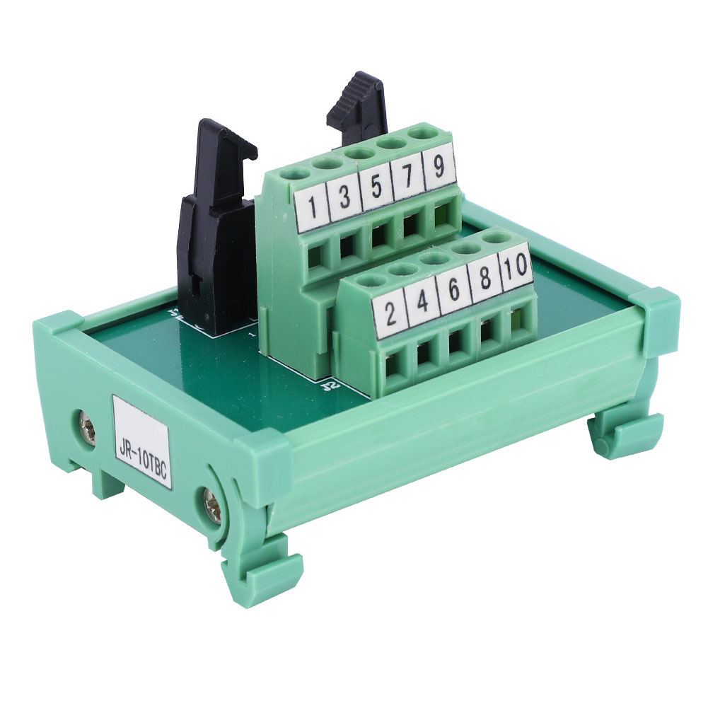 Idc-10p Plc Breakout Board Klemmenblock Signaladapter Moard Plc Adaptermodul