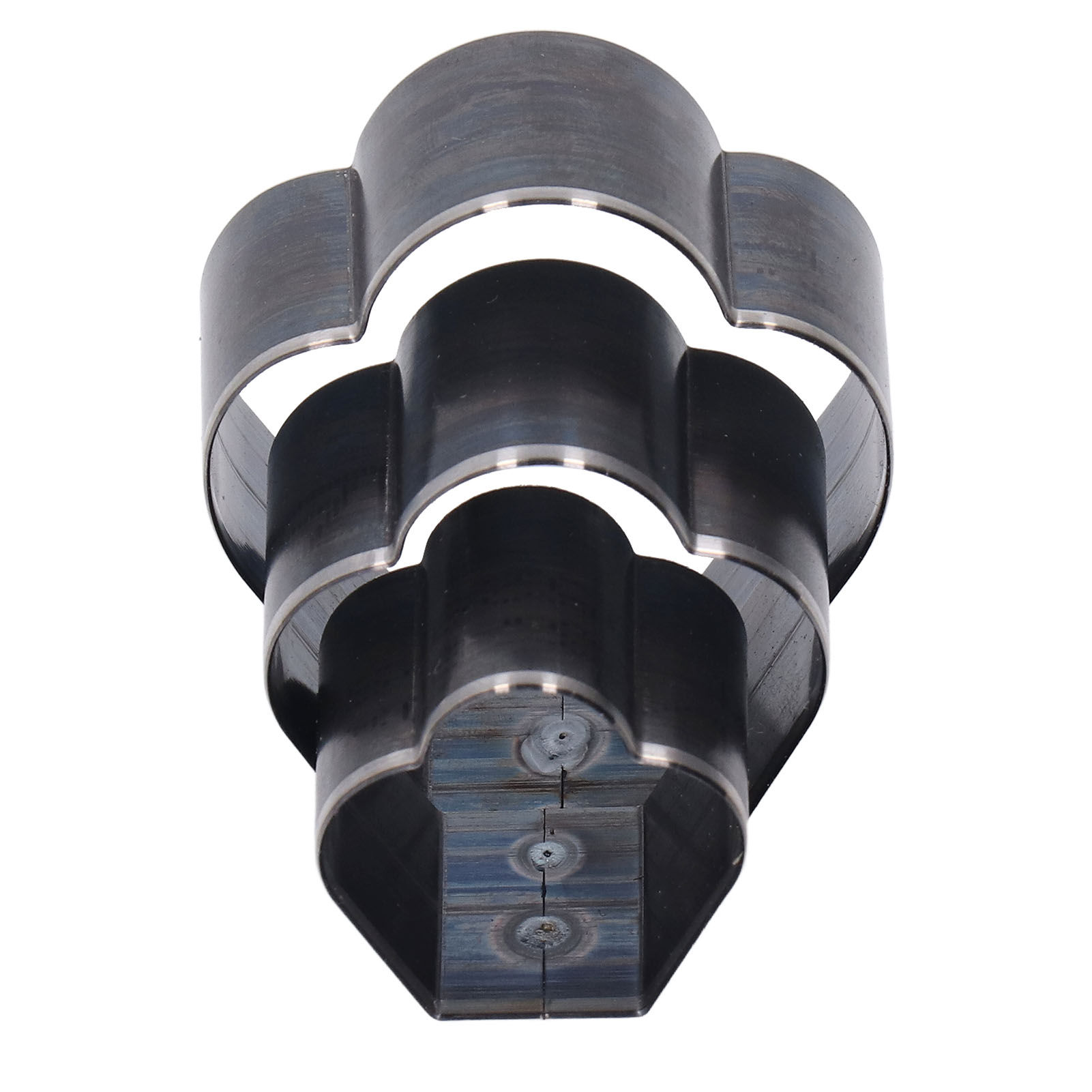 3-teiliges Kronen-lederstanzwerkzeug-set, Schneidemesser-set, 1-loch-hohlstanze