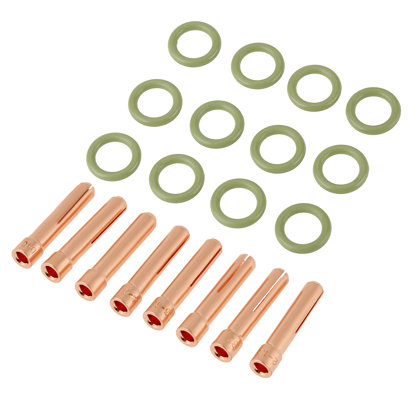 49-teiliges Gaslinsen-aluminiumoxid-düsen-set Mit Düsen, Spannzangen Und Zubehör Für Schweißbrenner