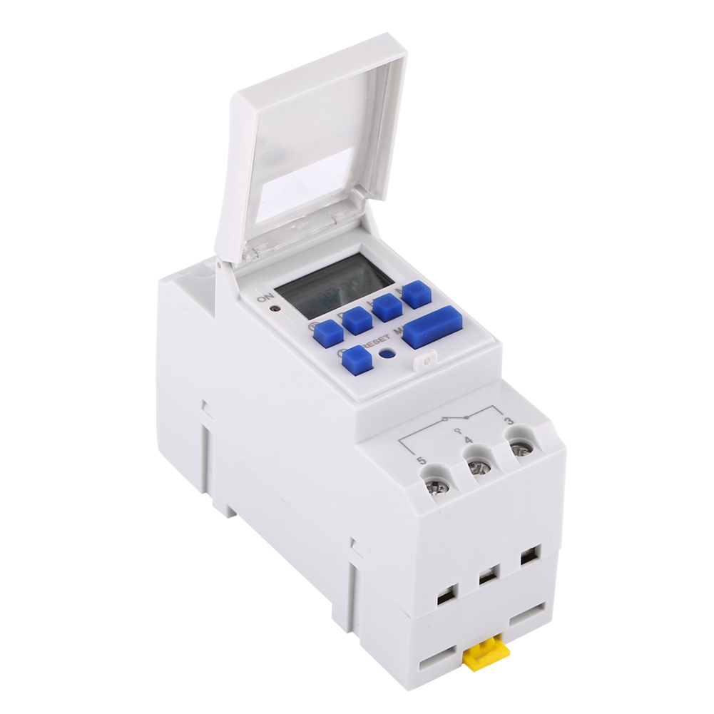 Wöchentlich Programmierbarer Elektronischer Relais-timer Mit Lcd-anzeige Und 16 Ein- Und Ausschaltzyklen (ac/dc12v)