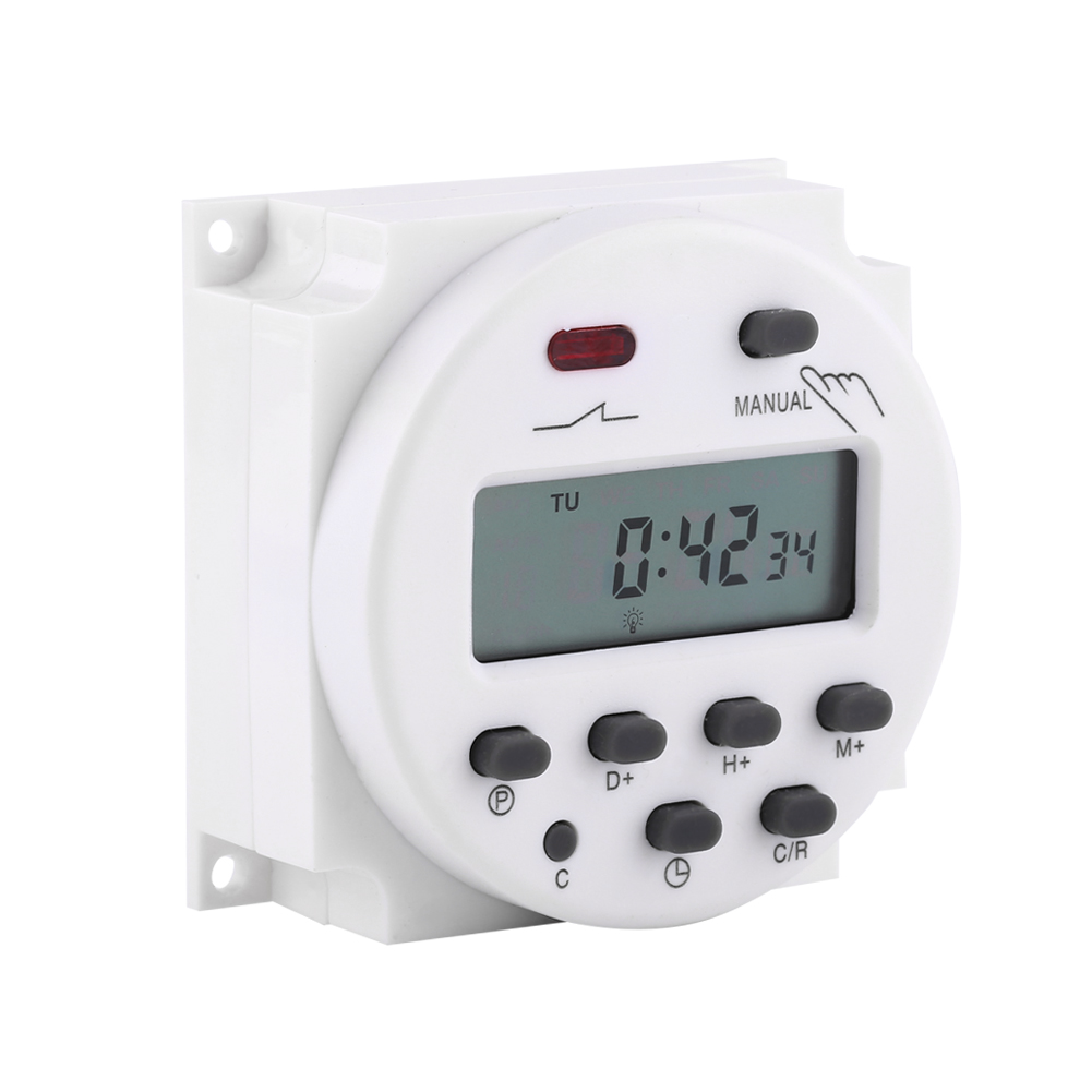 Mikrocomputer Lcd Digitaler Programmierbarer Elektronischer Relais-schalter-timer (24vac/dc)