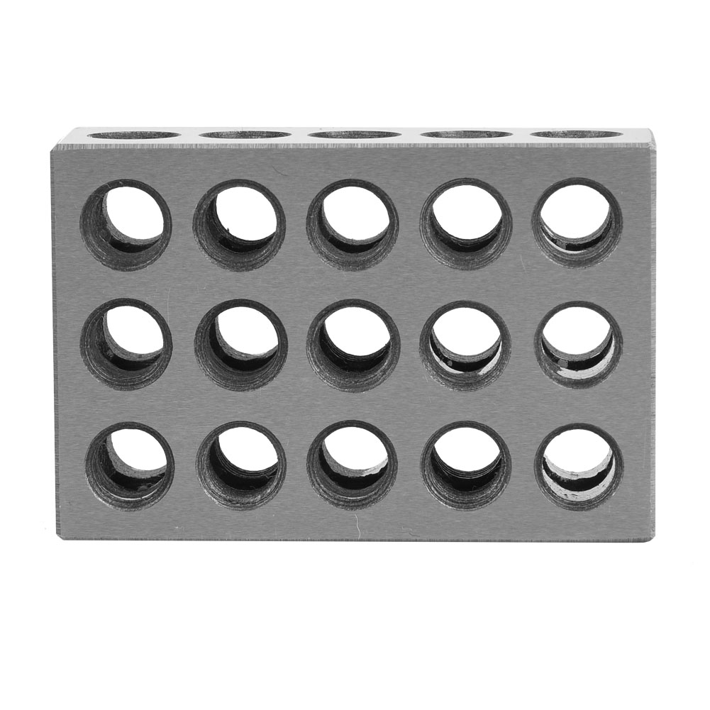 2 Stück 25x50x75mm Blöcke Mit 23 Löchern, Fräsblock Mit Parallelklemmung, Zubehör Für Fräsmaschinen